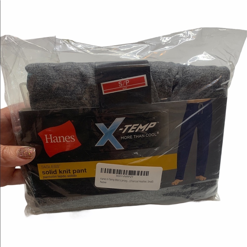 Hanes Charcoal Heather grey men’s sleep